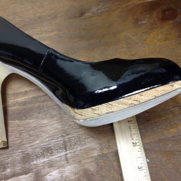 Nine West Black Patent Leather Platform Heels - Picture 8 of 8
